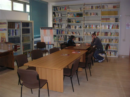 vista della biblioteca