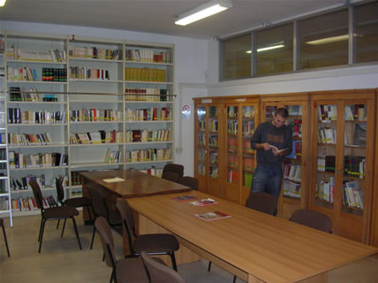 vista della biblioteca